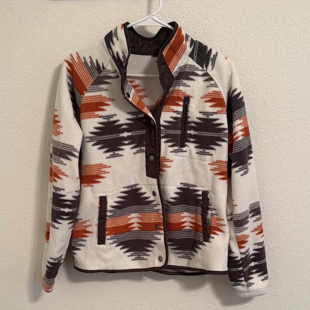 Women's Patterned Fleece Jacket